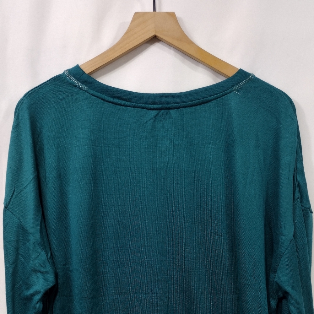 NWT Disney Minnie Mouse Lounge Top Women's XL Green Casual Comfy Holiday - Picture 6 of 9